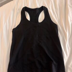 Black Lululemon swiftly Tank Top
